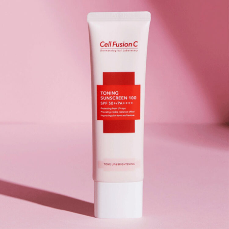 Kem chống nắng  Cell Fusion C Toning SPF50+ cho dân văn phòng