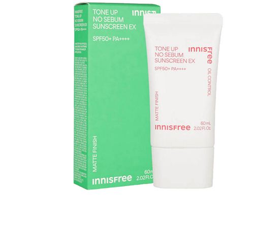 Kem chống nắng cho tuổi 30  Innisfree hồng Tone Up No Sebum 