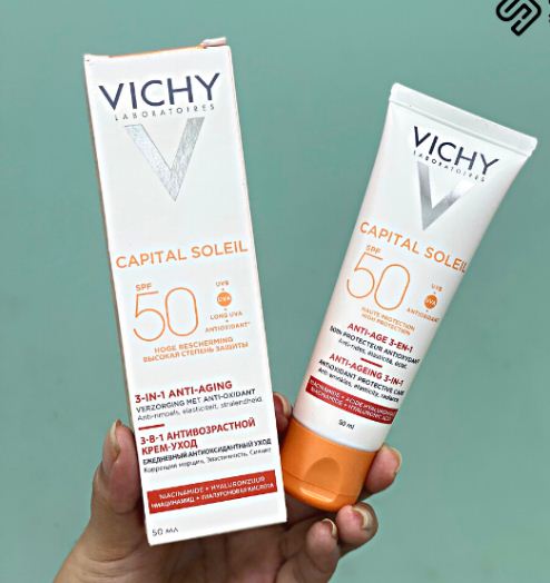  Vichy đỏ Capital 3in1 Anti-Aging 